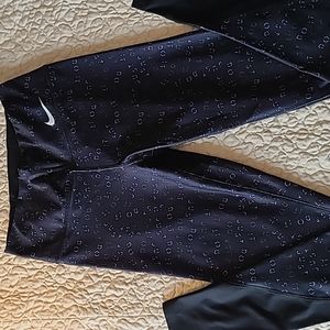 Nike leggings XS Bla/whi